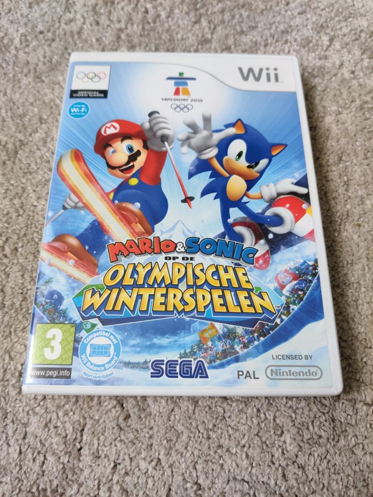 Mario & Sonic op de Olympische Winterspelen Wii, Eén computer, Ophalen of Verzenden, Zo goed als nieuw, Sport