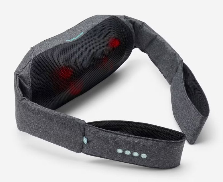 Decathlon verwarmende massageband – 8 massagekoppen + warmte, Ophalen of Verzenden, Zo goed als nieuw, Apparaat