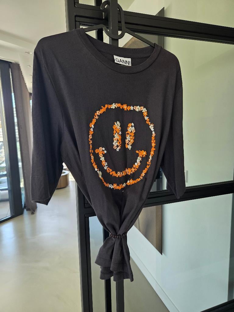 Ganni t-shirt nieuw, Kleding | Dames, T-shirts, Overige kleuren, Ganni, Maat 42/44 (L), Nieuw