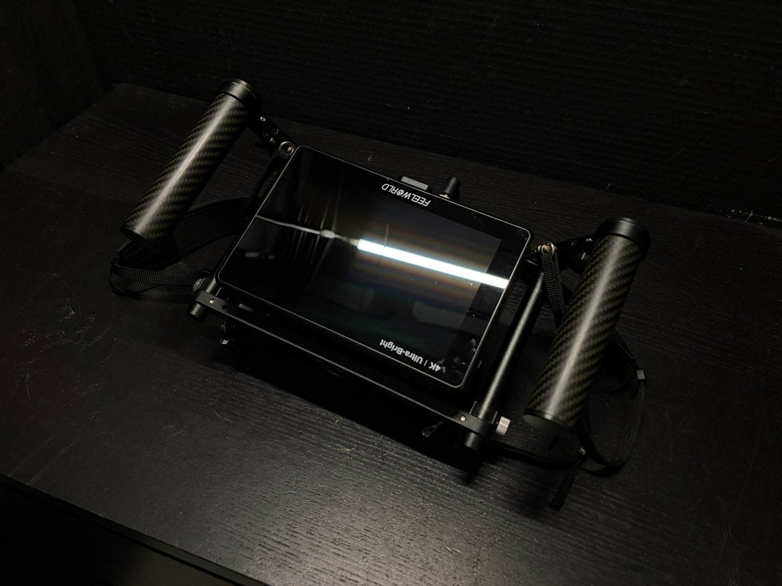 Feelworld LUT7 met Wooden Camera Directors Monitor Cage, Ophalen of Verzenden, Zo goed als nieuw, Video