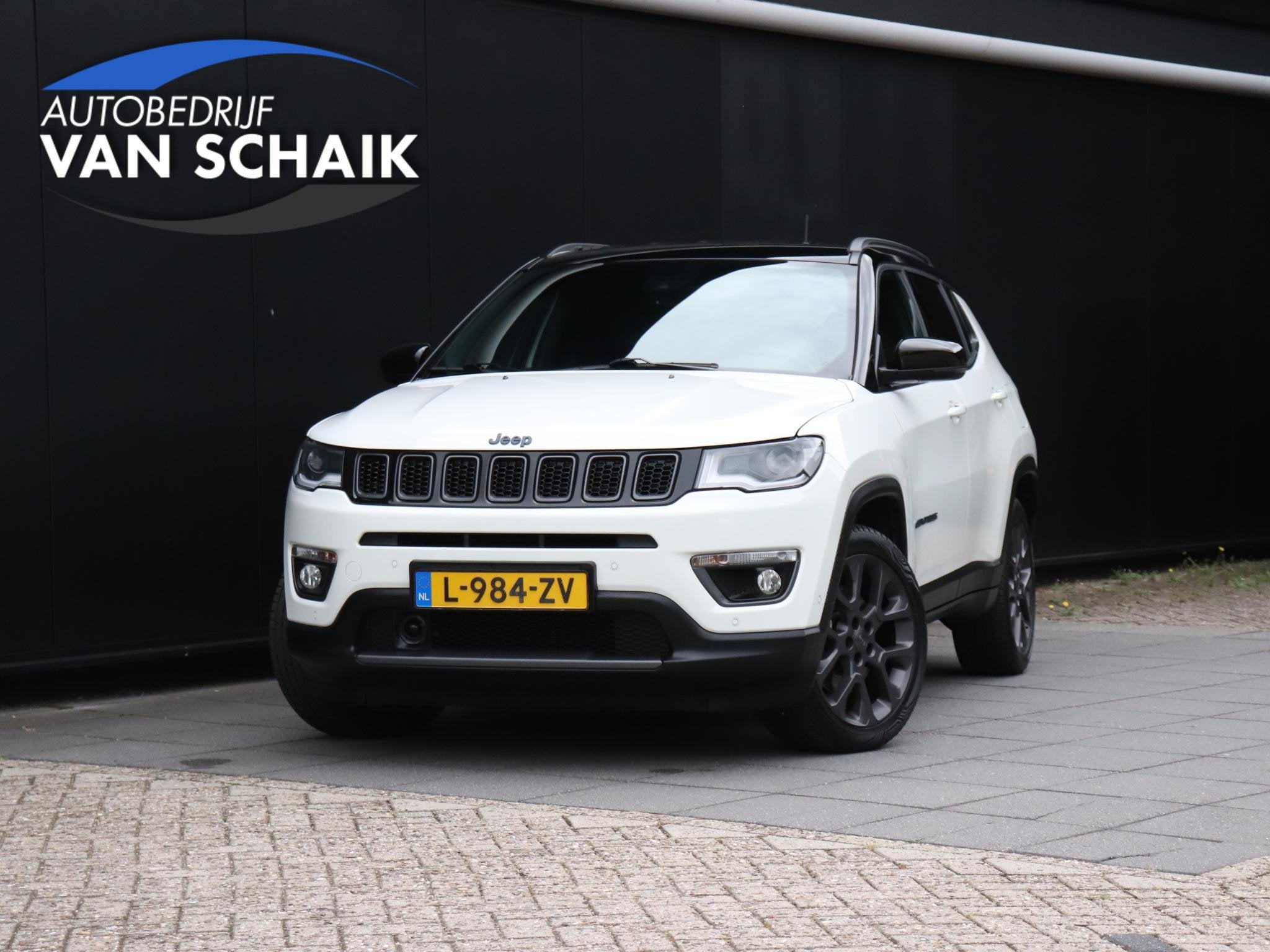 Jeep Compass 4xe 240 Plug-in Hybrid Electric S | LEDER | MEM, Automaat, Euro 6, 4 cilinders, Wit