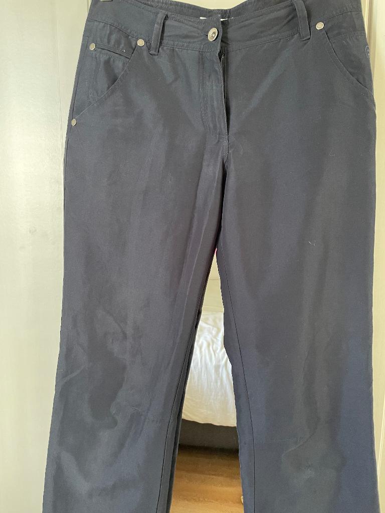 Donkerblauwe golfbroek dames maat 36, Sport en Fitness, Golf, Ophalen of Verzenden, Zo goed als nieuw, Kleding, Overige merken