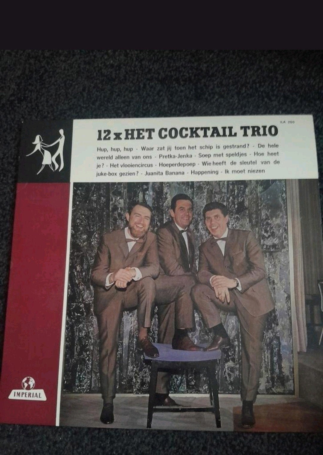 12x Het Coctail Trio, Ophalen of Verzenden, Gebruikt, 12 inch, Levenslied of Smartlap
