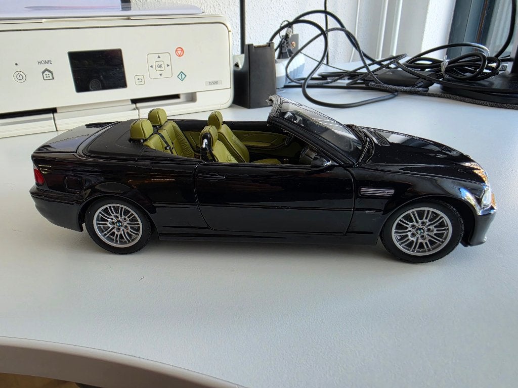 BMW M3 e46 cabriolet 1/18 Kyosho, Ophalen of Verzenden, Gebruikt, Auto, Kyosho