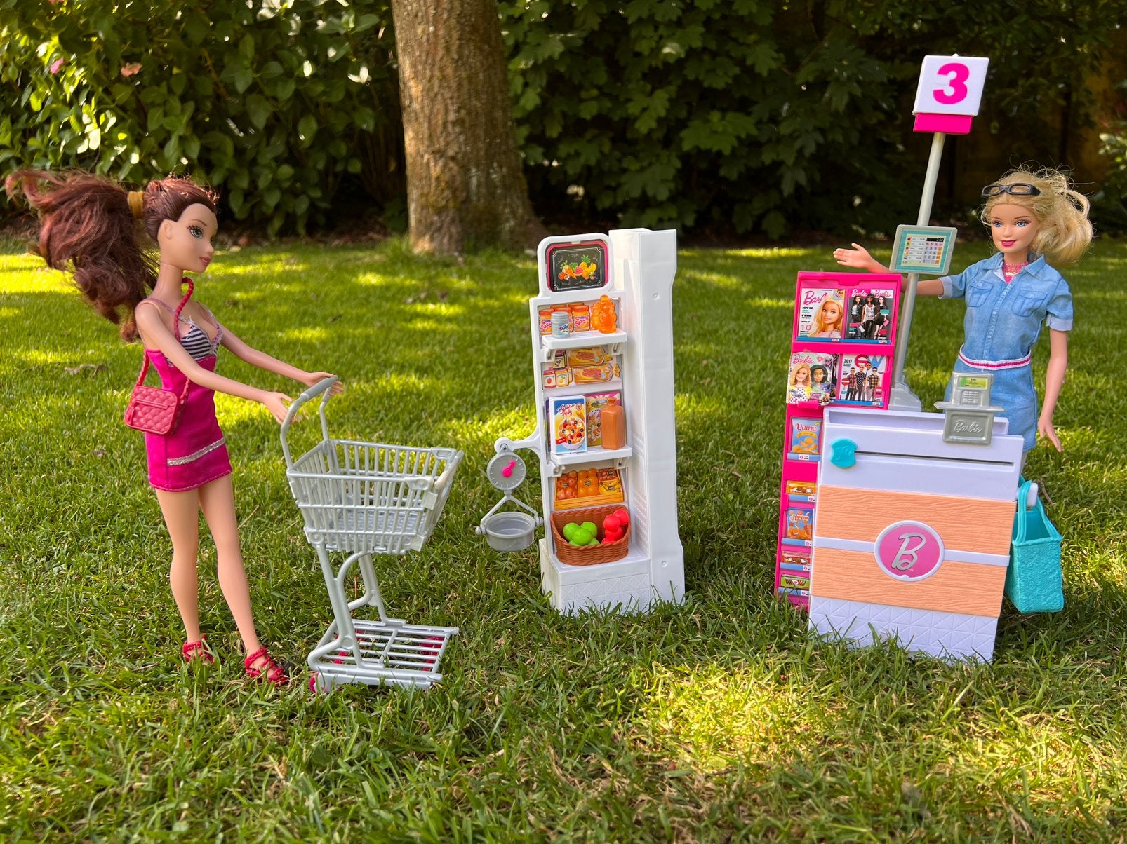 Barbie supermarket, Ophalen, Zo goed als nieuw