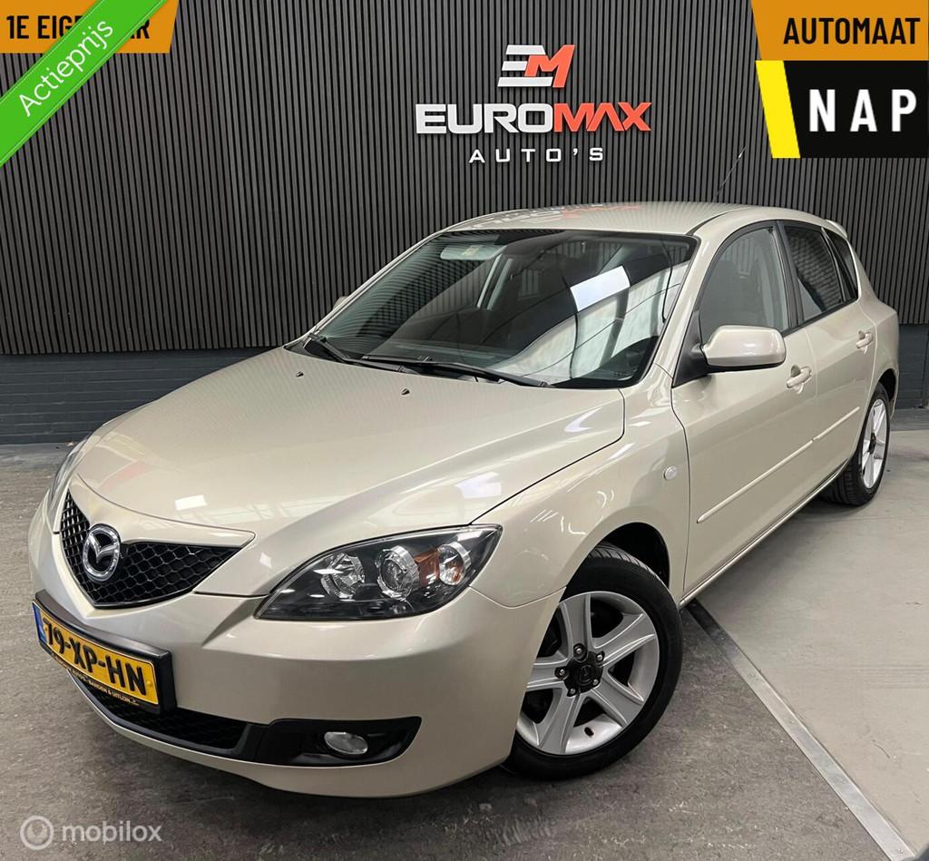 Mazda 3 1.6 S-VT Business Edition 1e Eigenaar-NAP-Automaat, Stof, Gebruikt, Zwart, 4 cilinders