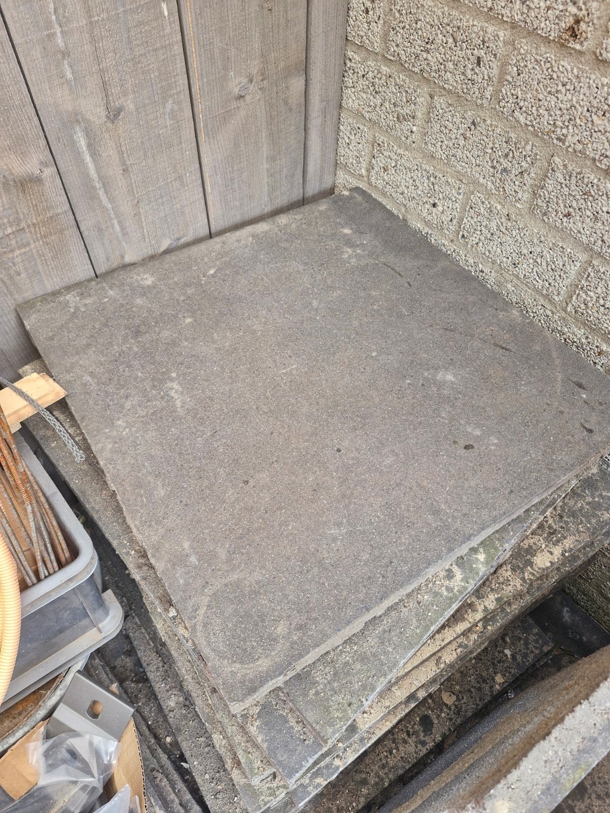 Tuintegels 60x60 cm, Ophalen, Beton, Terrastegels
