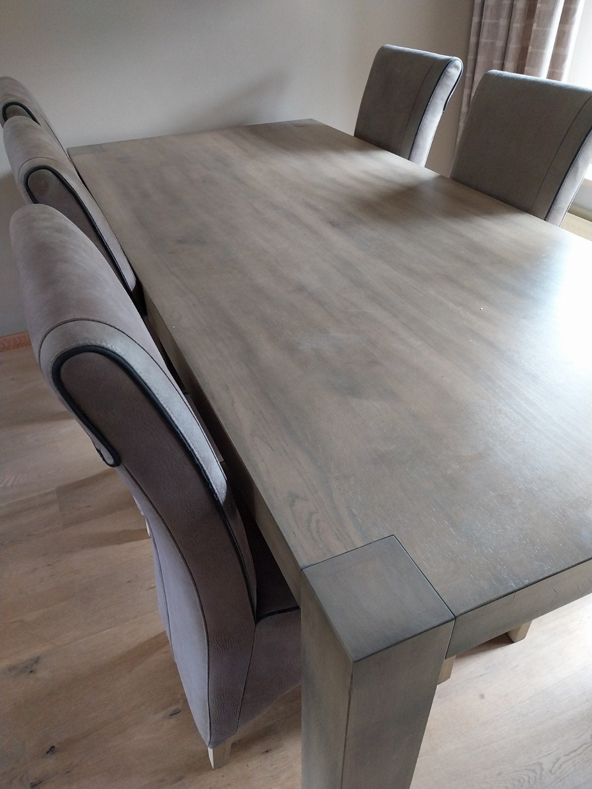 Tafel met 6 stoelen en bijpassende kast, Ophalen of Verzenden