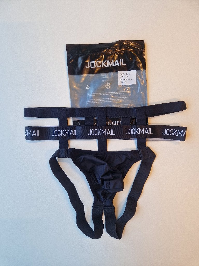 Sexy Jockmail jocks Maat-M, Kleding | Heren, Ondergoed, Ophalen of Verzenden, Zwart, Boxer