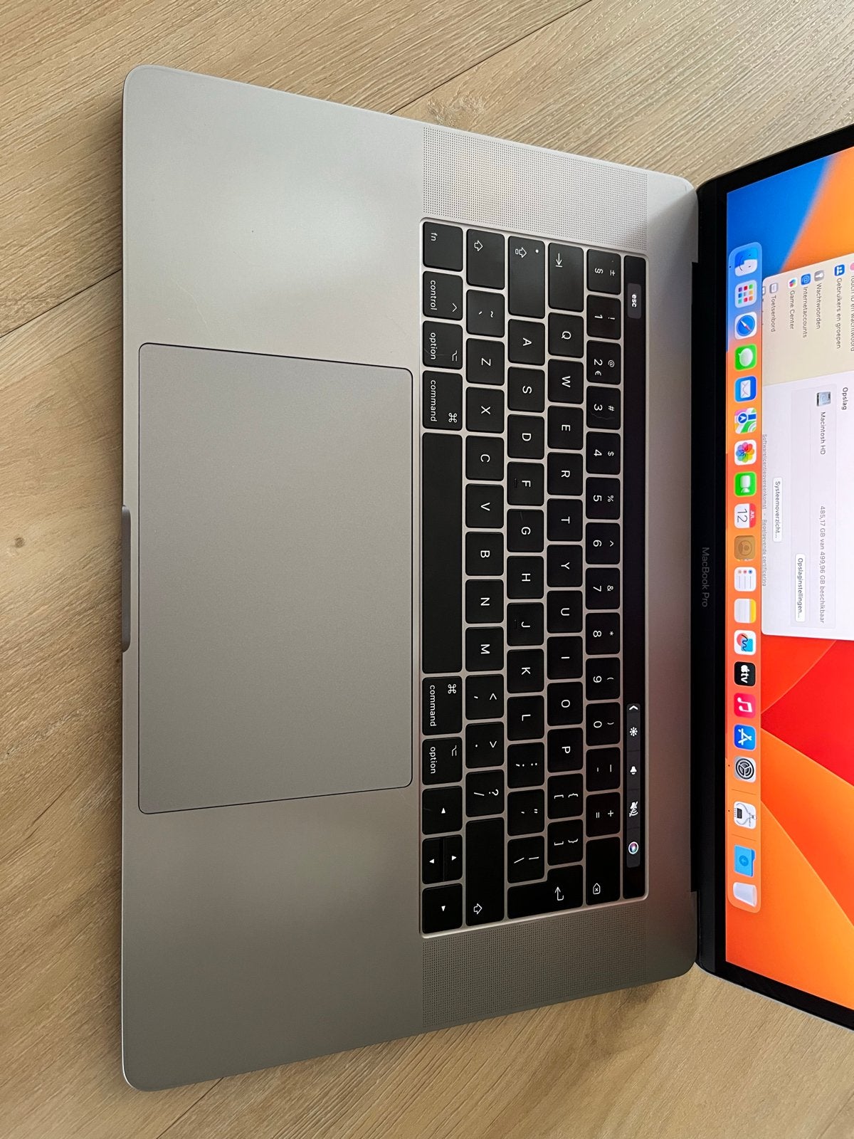 MacBook Pro A1707 15 inch 16GB RAM 500GB SSD, Computers en Software, Apple Macbooks, MacBook Pro, 2 tot 3 Ghz, 512 GB, Ophalen of Verzenden