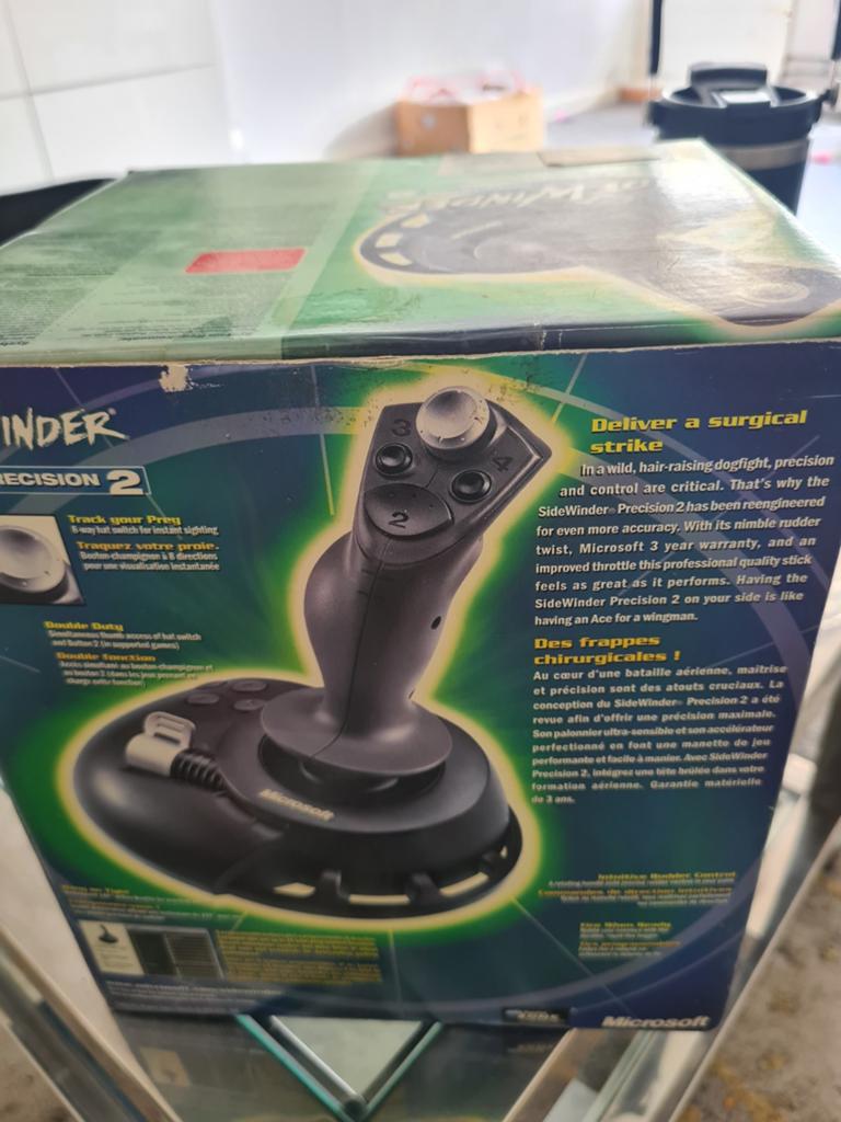 Microsoft SideWinder Precision 2 Joystick - Nieuw in doos, Computers en Software, Joysticks, Ophalen of Verzenden, Nieuw, Microsoft