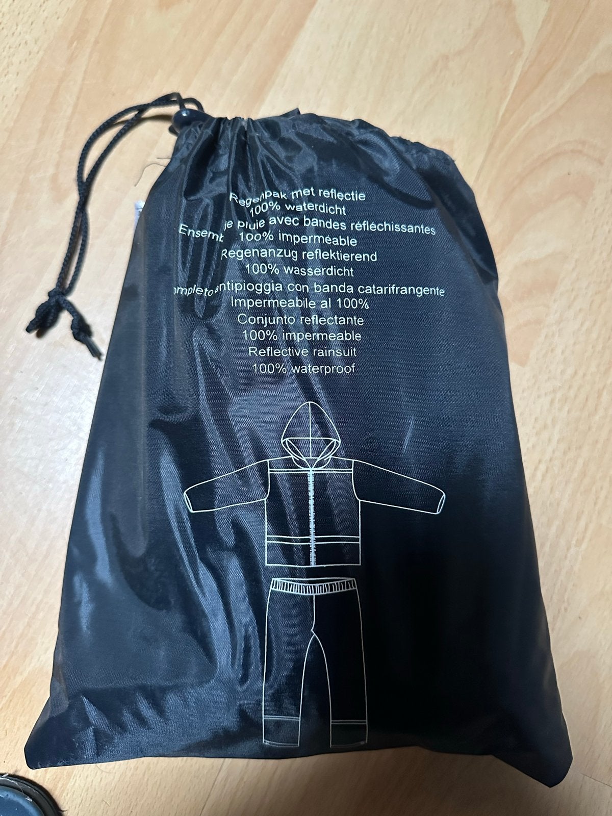 Regenpak met reflectie - Maat 146/152 - 100% waterdicht, Ophalen, Nieuw, Regenpak, Kinderen