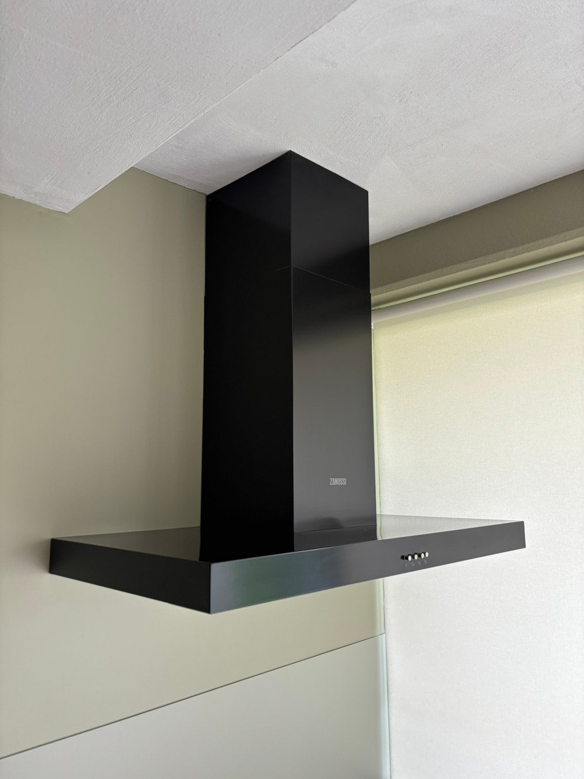 Zanussi afzuigkap 90 - 45 cm, Ophalen, Overige typen, Zo goed als nieuw, Vrijstaand
