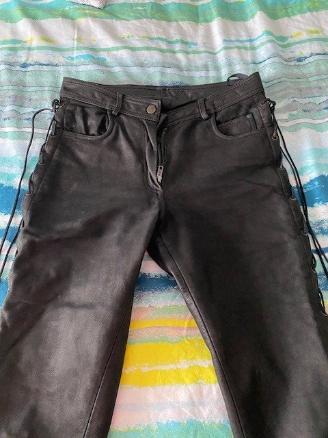 Motorbroek leer, Motoren, Kleding | Motorkleding, Ophalen of Verzenden, Tweedehands, Dames, Broek | leer