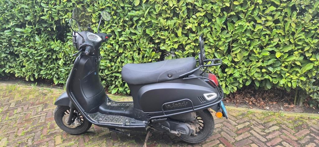 La Souris Scooter Blauw Kenteken - 2019 - Zwart, Fietsen en Brommers, Snorfietsen en Snorscooters, Ophalen, Gebruikt, Benzine