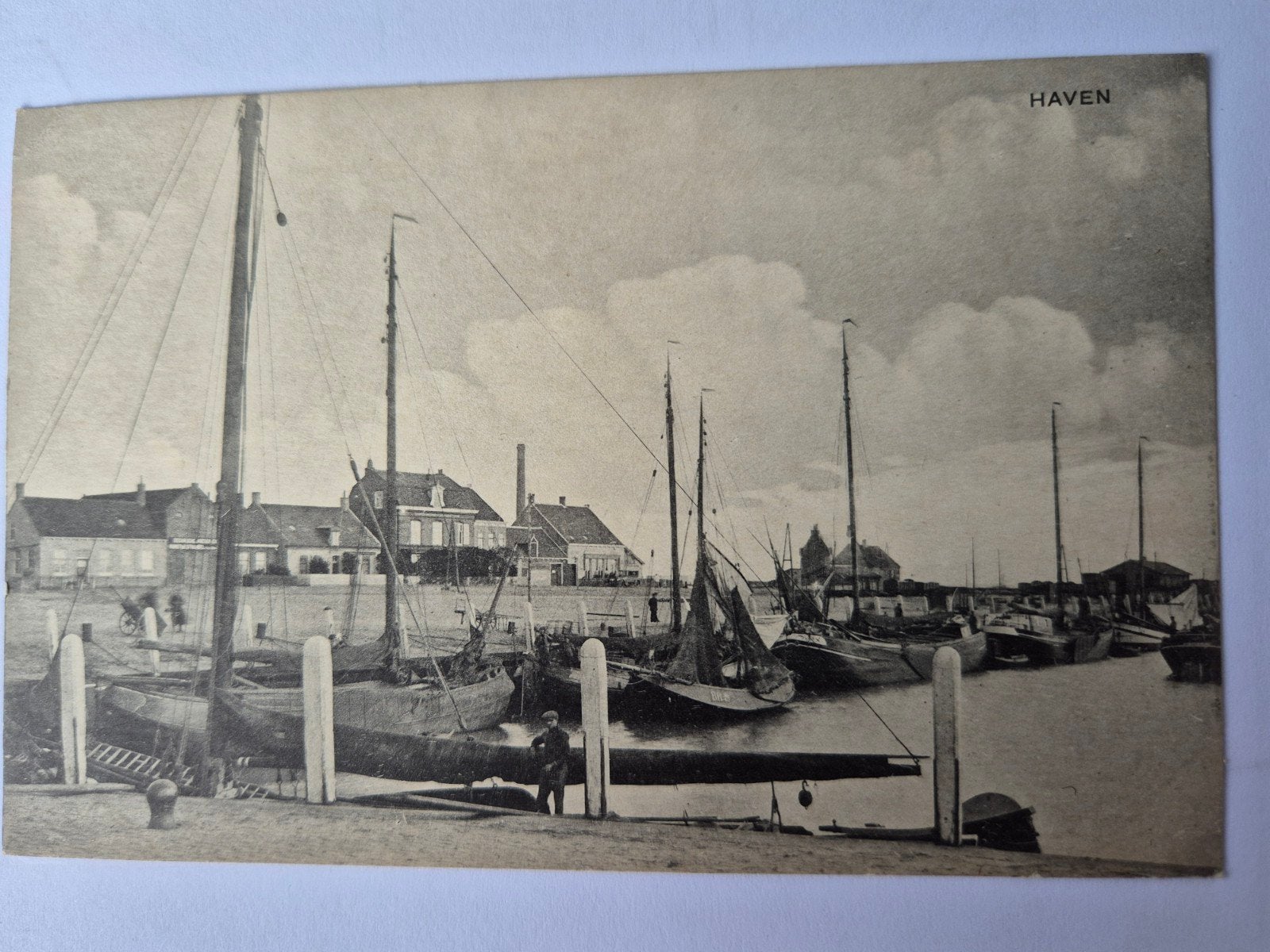 de haven van Breskens begin vorige eeuw, Ophalen of Verzenden, Voor 1920, Zeeland