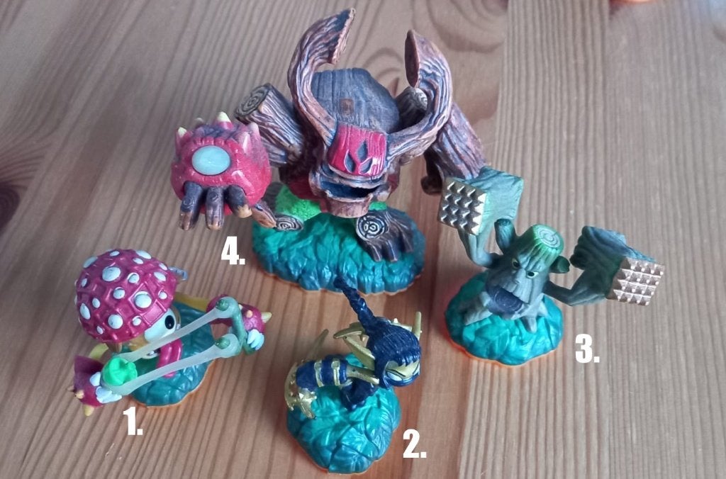 Skylanders Giants - Element Life (4x), Avontuur en Actie, Gebruikt, 2 spelers, Ophalen of Verzenden