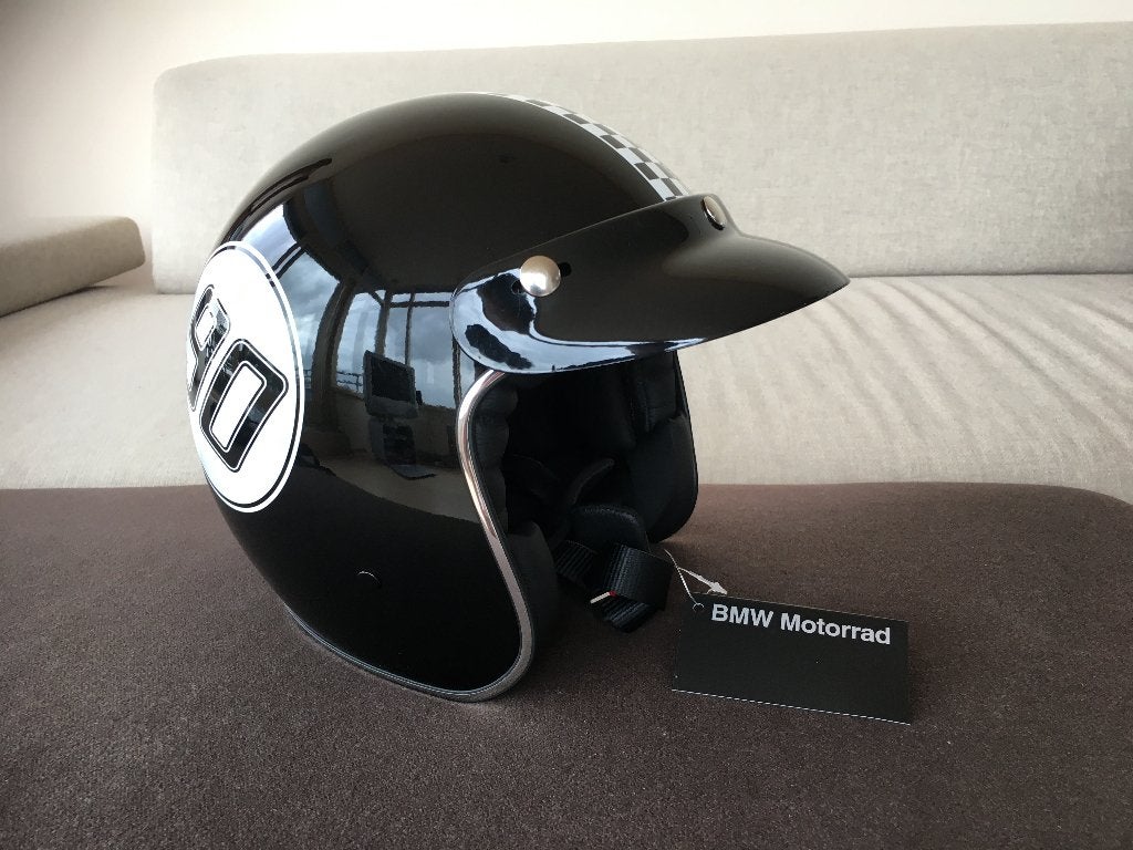 Nieuwe BMW Legend NineT motorhelm in maat small = maat 56, Jethelm, Kinderen, Ophalen of Verzenden, S