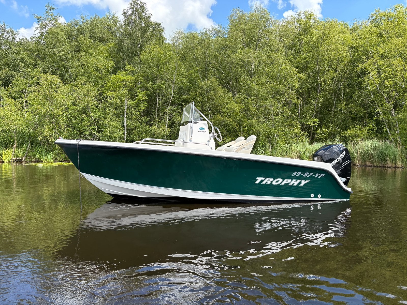 Trophy 1903 CC  met Mercury Verado 275 pk, Watersport en Boten, Speedboten, Ophalen, Gebruikt, Viertaktmotor, Bayliner