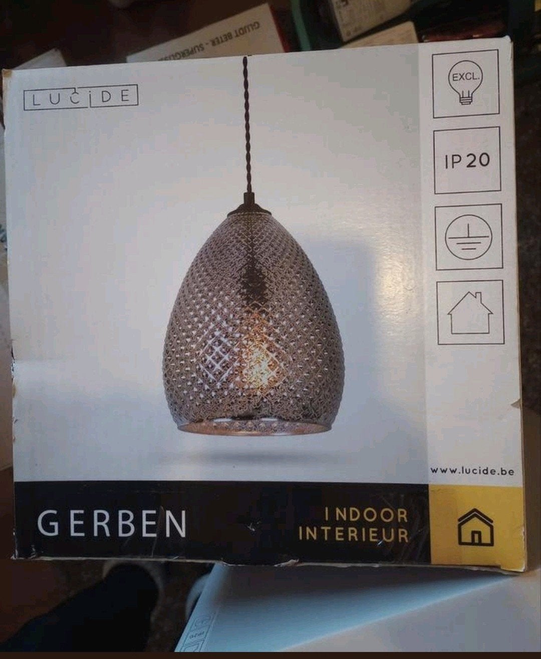 2x Gerben hanglampen - Nieuw in doos, Modern, Industrieel, Nieuw, Ophalen of Verzenden, Metaal