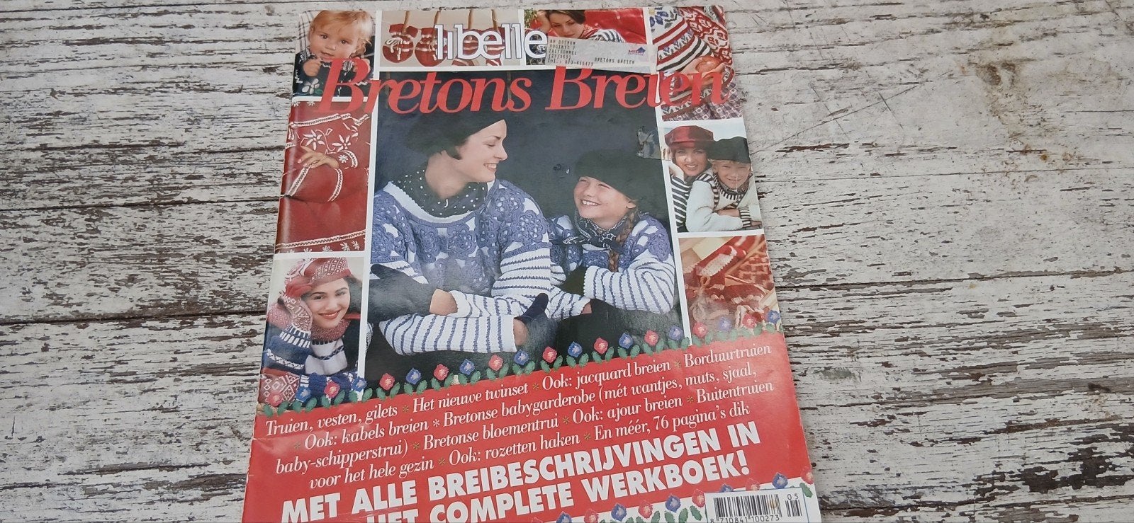 Vintage Libelle Bretons Breien, prachtige breipatronen, Ophalen of Verzenden, Gebruikt, Breien, Patroon of Boek