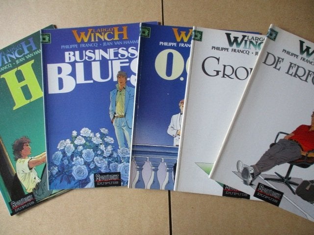 w0184 largo winch 1 t/m 23, Meerdere stripboeken, Ophalen, Gelezen