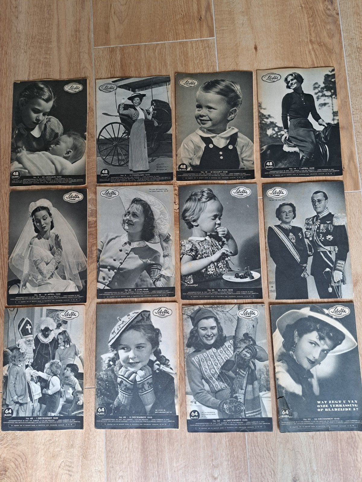 E: Libelle Jaargang 1949 - 12 stuks, Ophalen of Verzenden, Gelezen, Damesbladen