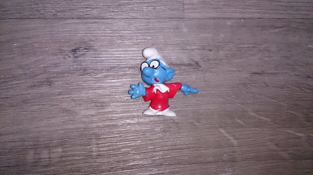 Smurfen smurf jurist rode jurk 2.0016, Verzenden, Gebruikt, Overige Smurfen