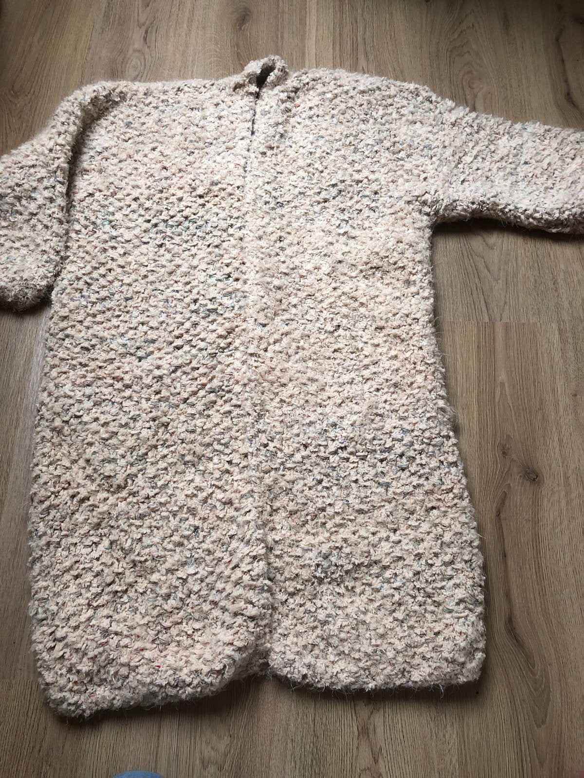 Kiro by kim halflang dik wollig beige vest, Beige, Maat 42/44 (L), Nieuw, Ophalen of Verzenden