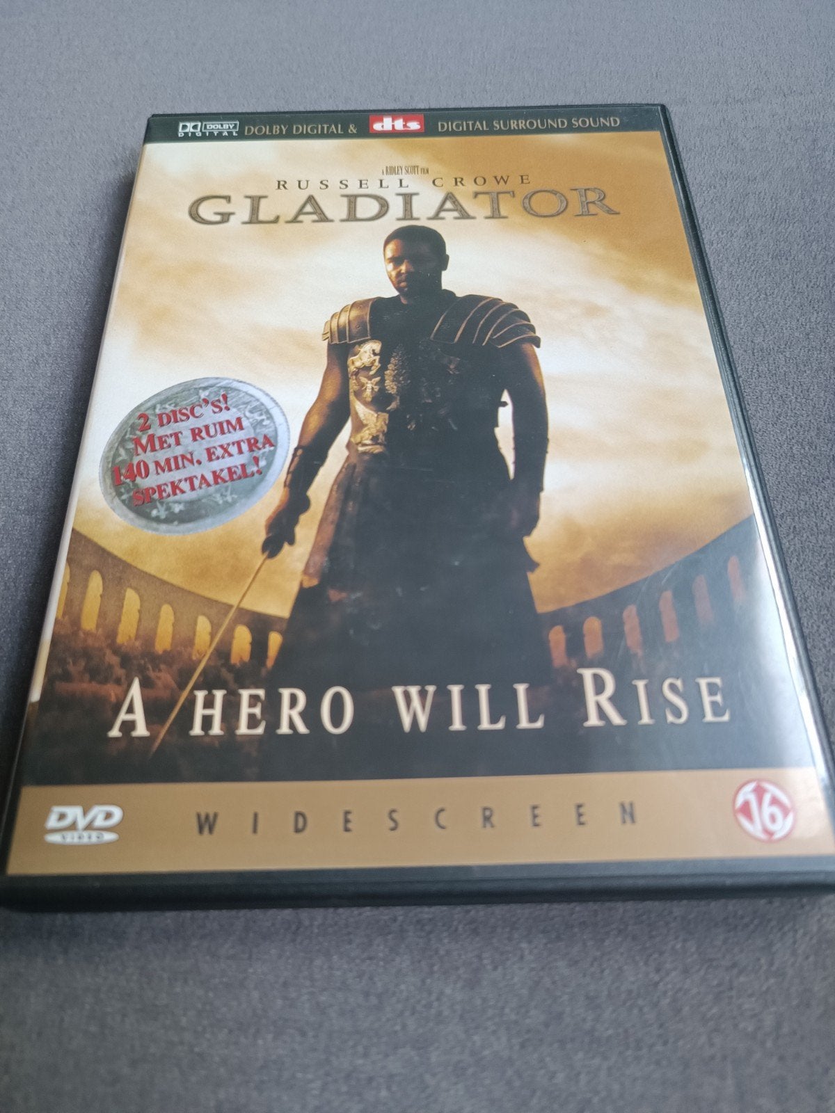 Gladiator - dvd, Alle leeftijden, Ophalen of Verzenden, Zo goed als nieuw