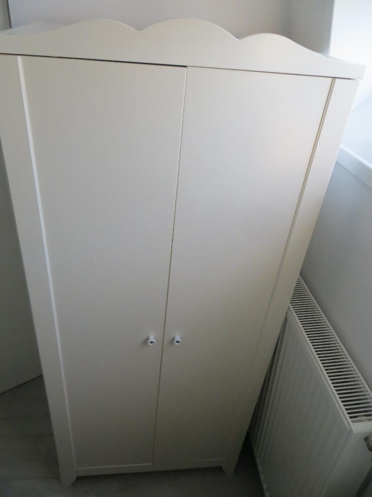 Kinderkledingkast, wit, Ophalen, Gebruikt, Kast, 50 tot 70 cm