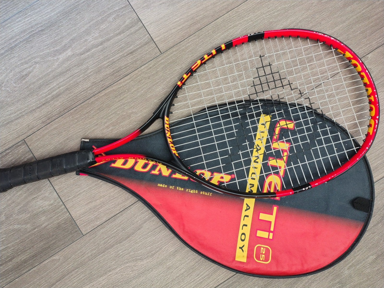 Dunlop tennisracket titanium alloy 25 - Zeer goede staat, Ophalen