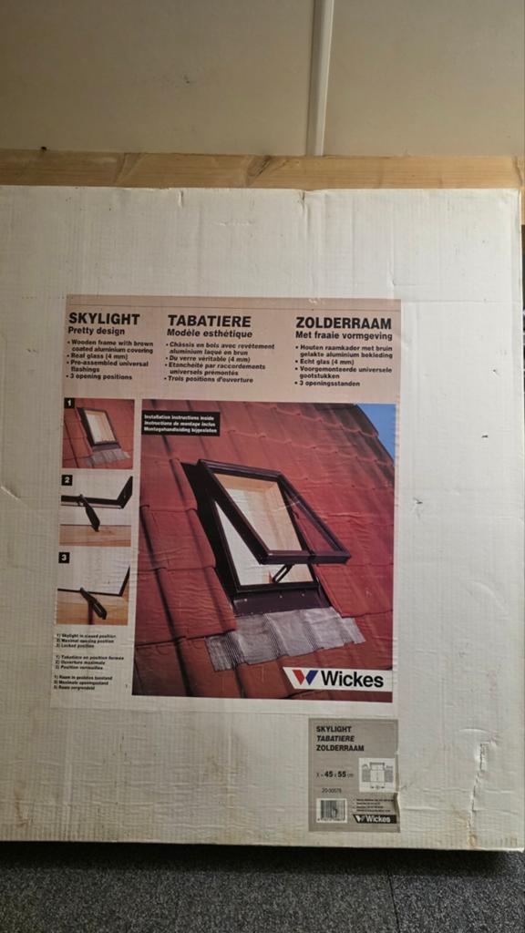 Wickes Dakraam 45x55, Ophalen, Minder dan 80 cm, Minder dan 80 cm, Nieuw