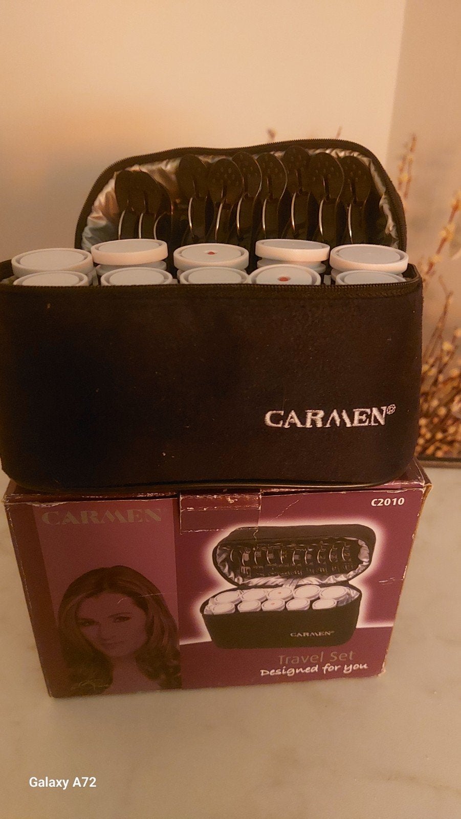 Carmen C2010 Travel Set - Compacte Krulset, Ophalen of Verzenden, Zo goed als nieuw, Haarverzorging