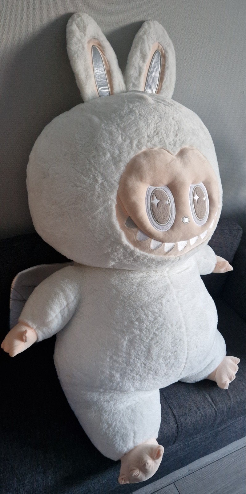 Labubu kermis (mega), Kinderen en Baby's, Speelgoed | Knuffels en Pluche, Zo goed als nieuw, Overige typen, Groot (groter dan 80 cm)