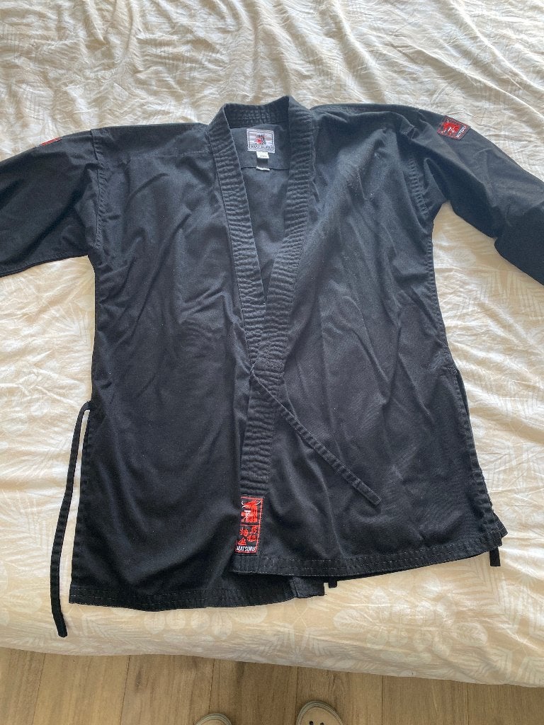 Matsuru Vechtsportpak Zwart - Maat 170, Ophalen, Gebruikt, Judo, Vechtsportpak
