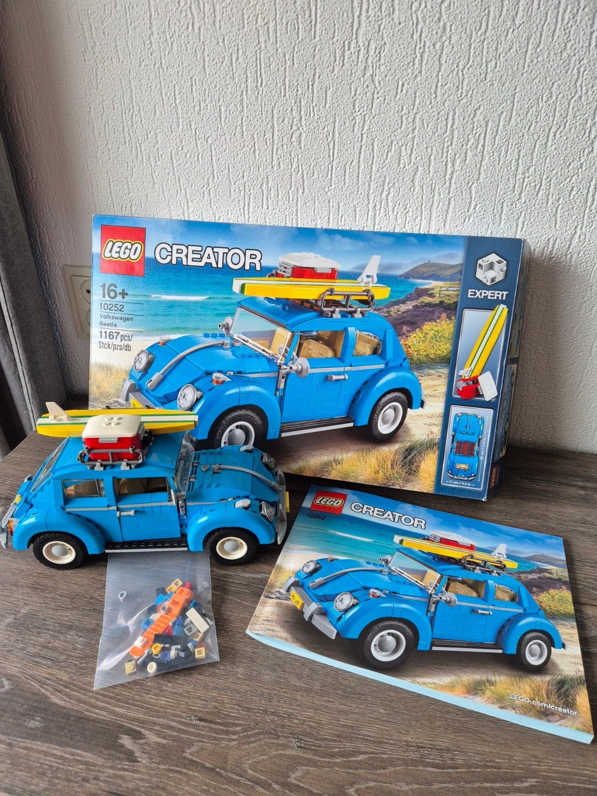 Lego volkswagen kever 10252., Lego, Compleet, Ophalen of Verzenden, Zo goed als nieuw