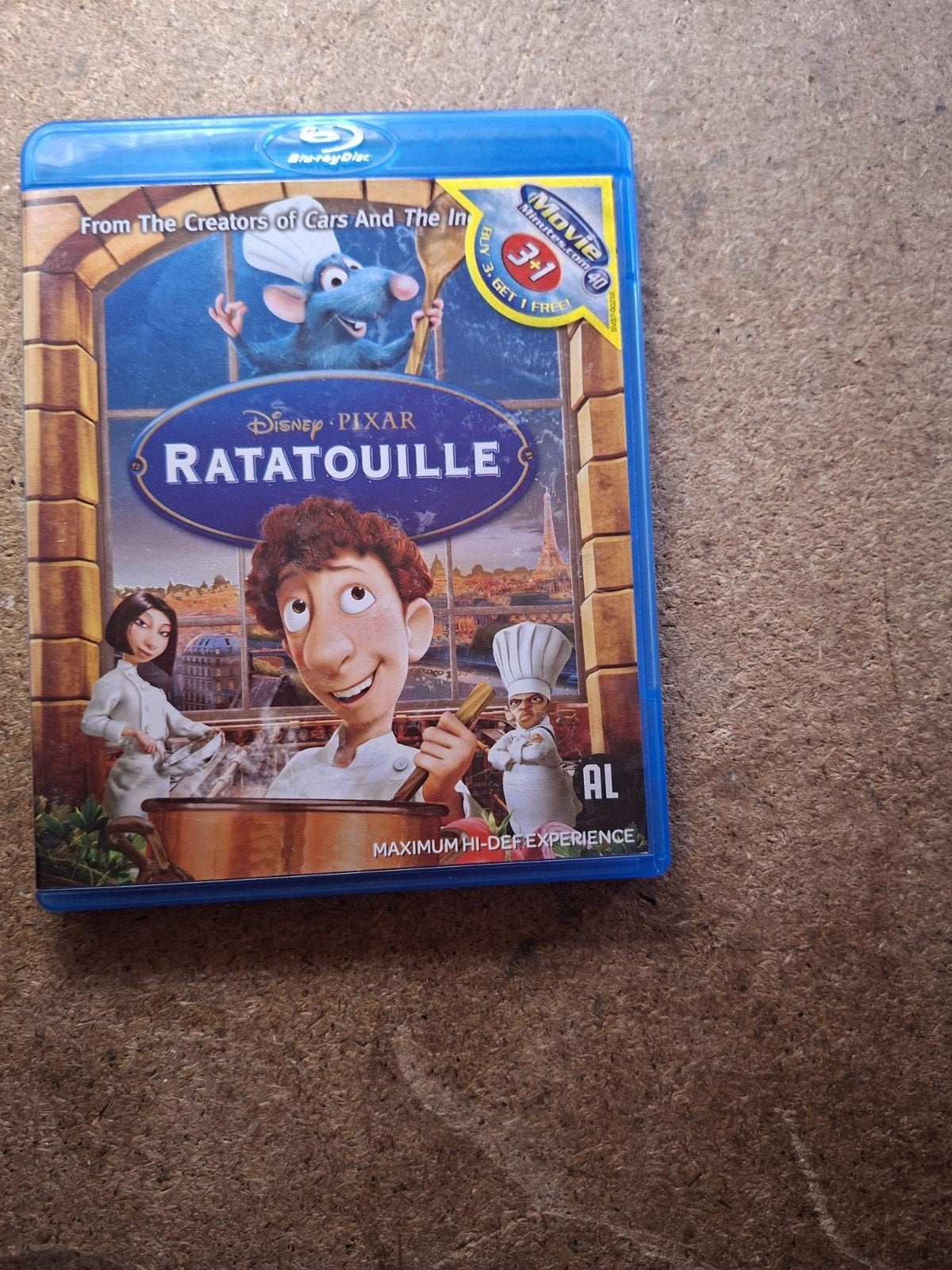 Disney Pixar Ratatouille Blu-ray Disc, Ophalen of Verzenden