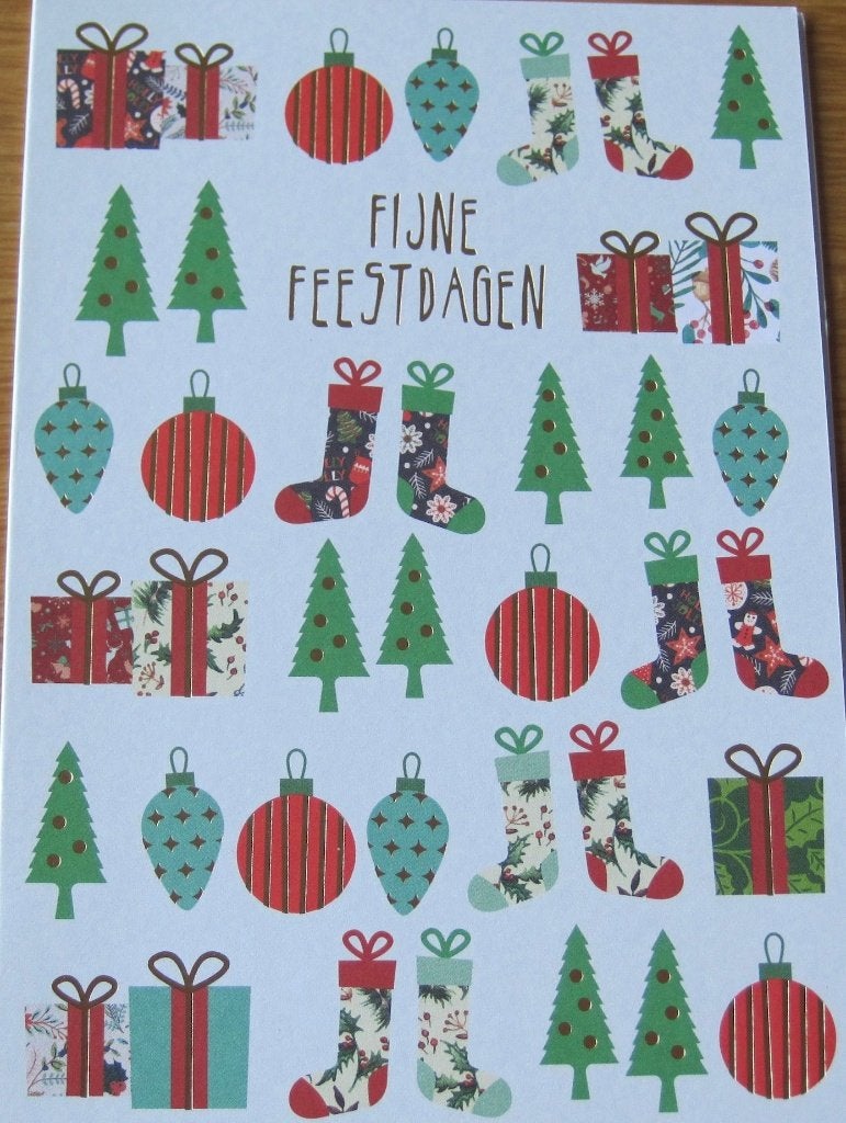 voor het kind - drie keer fijne feestdagen - kerst, Verzenden, 1980 tot heden, Ongelopen, Overige thema's