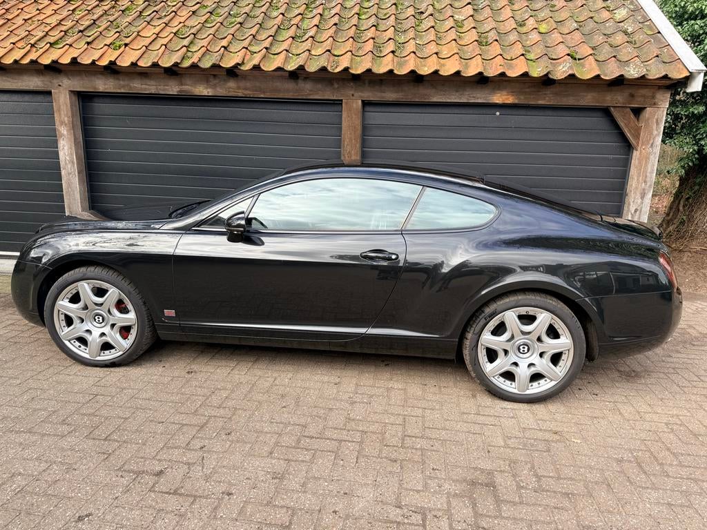 Bentley Continental 6.0 W12 GT 2006 Mulliner Zwart, Auto's, Automaat, Euro 5, Zwart, 12 cilinders