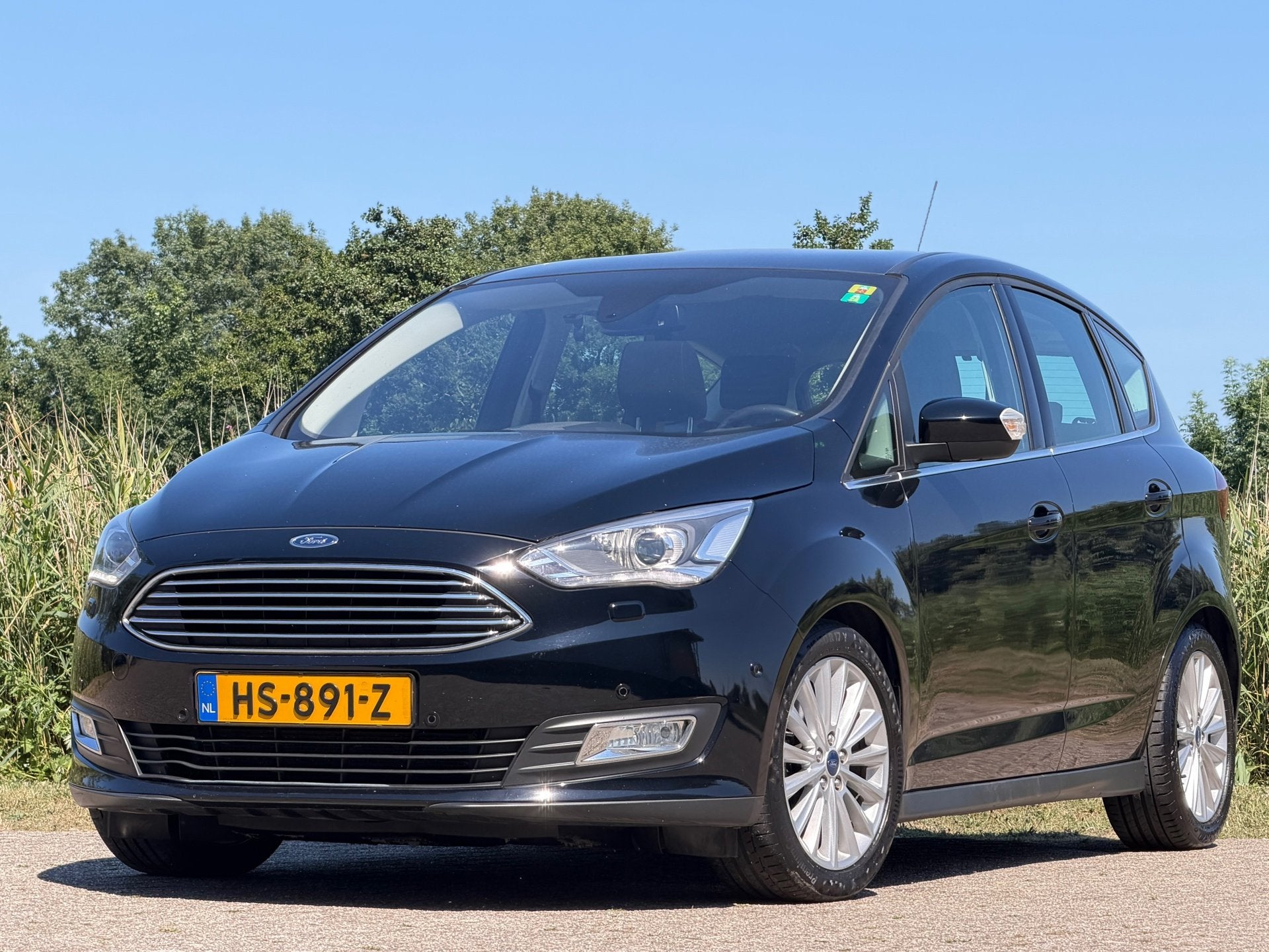 Ford C-Max 1.5 Titanium 182pk Automaat - Shadow Black - Pano, 4 cilinders, Zwart, Origineel Nederlands, Bedrijf