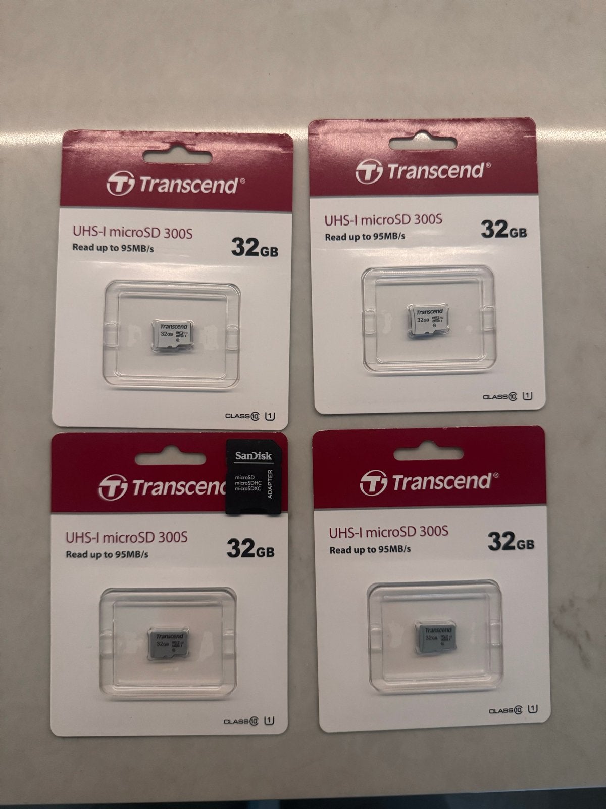 Transcend UHS-I microSD 300S 32GB Geheugenkaart, 32 GB, Geschikt voor Full HD video, Nieuw, Ophalen of Verzenden