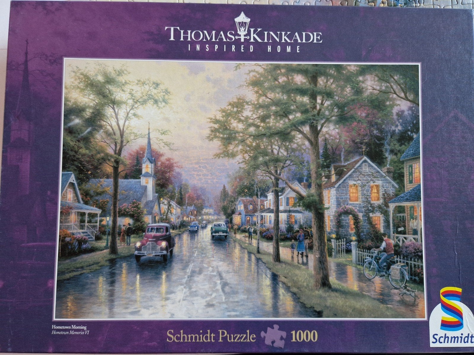 Thomas kinkade puzzel 1000 stukjes, Ophalen of Verzenden, 500 t/m 1500 stukjes, Gebruikt