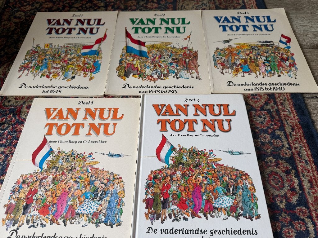 Van Nul tot Nu. Thom Roep en Co Loerakker., Boeken, Meerdere stripboeken, Ophalen of Verzenden, Zo goed als nieuw, Thom Roep en Co Loerakker.