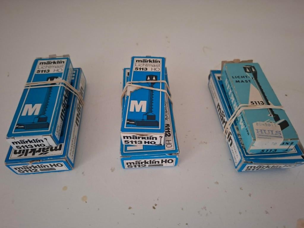 Märklin 5112 + 5113 ( 3 sets), Hobby en Vrije tijd, Wisselstroom, Gebruikt, Overige typen, Ophalen of Verzenden
