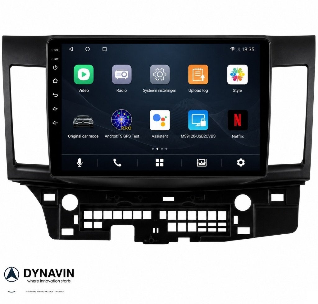 navigatie mitsubishi lancer carkit android auto carplay usb