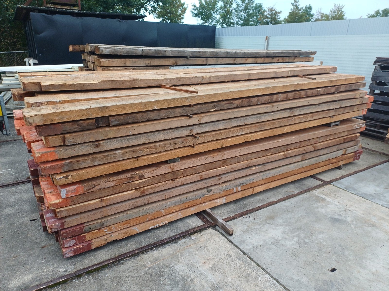 balkhout 22 bij 7.5 cm, Tuin en Terras, Ophalen, 250 cm of meer, Planken