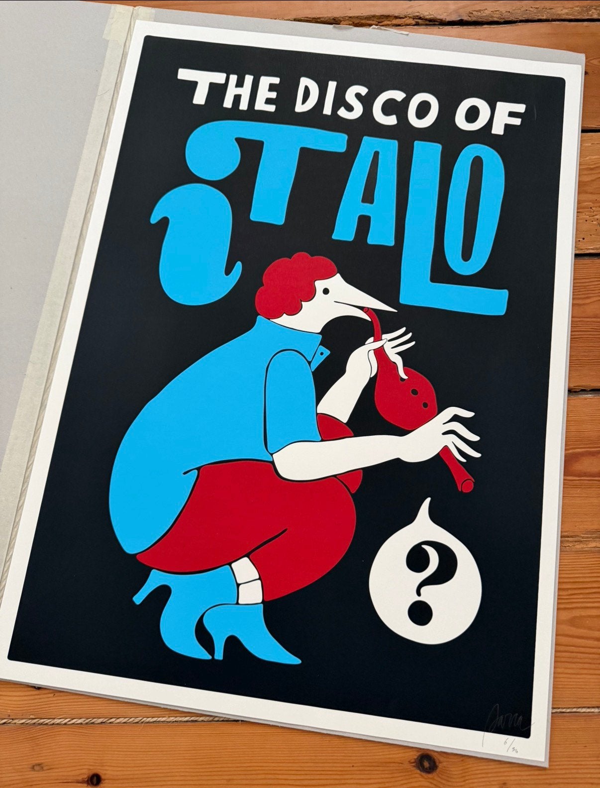 Piet Parra – The Disco of Italo Print, Antiek en Kunst, Ophalen