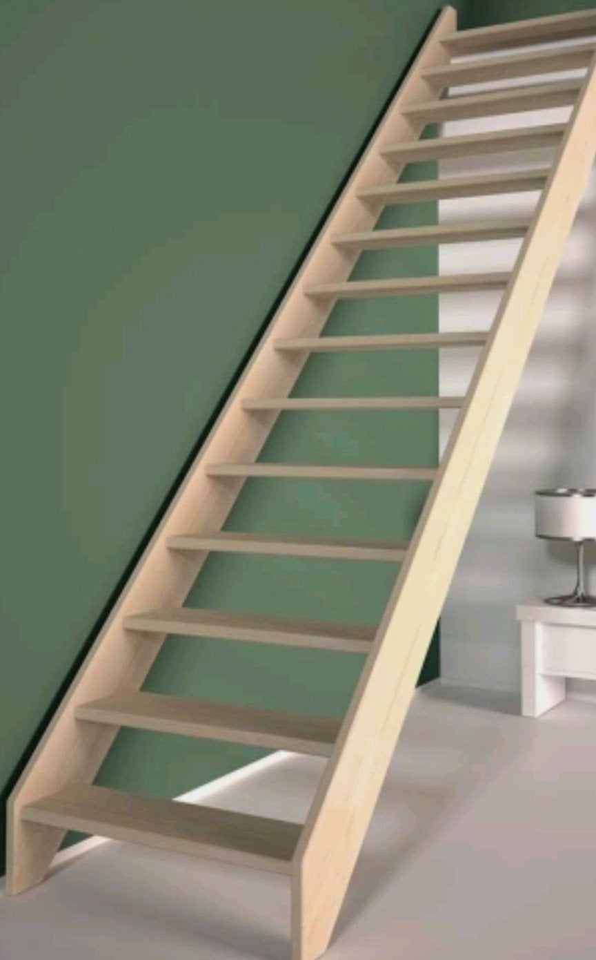 Houten Molenaarstrap  _ Vide Steektrap, (Nieuw), Doe-het-zelf en Verbouw, Ladders en Trappen, Ophalen, Nieuw, Trap, 2 tot 4 meter