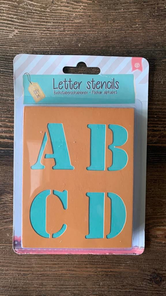 Letter stencils, Ophalen of Verzenden, Nieuw
